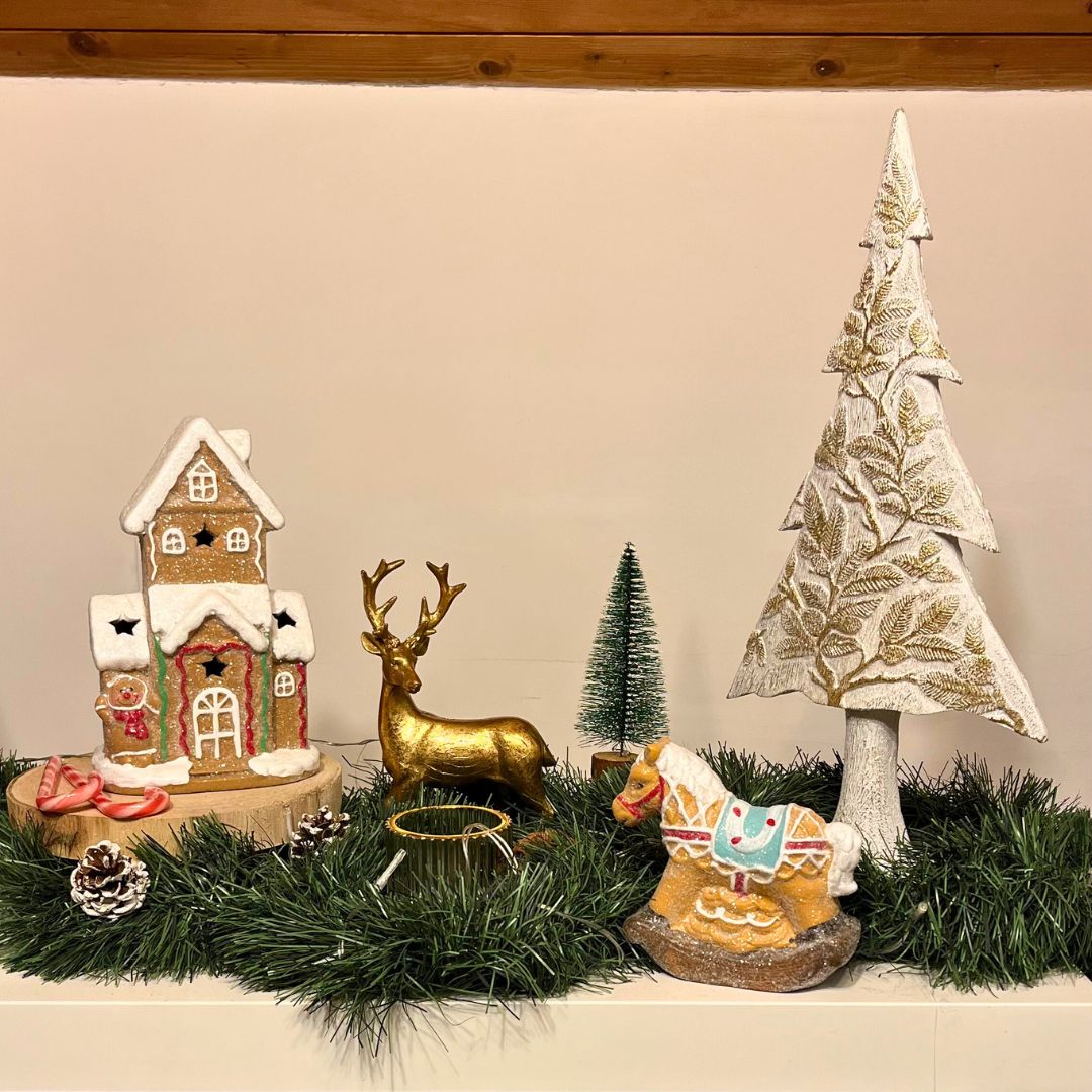 Albero Effetto Legno Sbiancato in Resina H45cm | Domus Zone - DomusZone