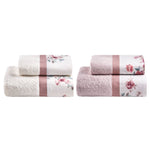 BOUQUET 2 Set Asciugamani Spugna 430 e percalle stampato | Domus Zone - DomusZone