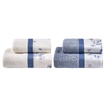 BOUQUET 2 Set Asciugamani Spugna 430 e percalle stampato | Domus Zone - DomusZone