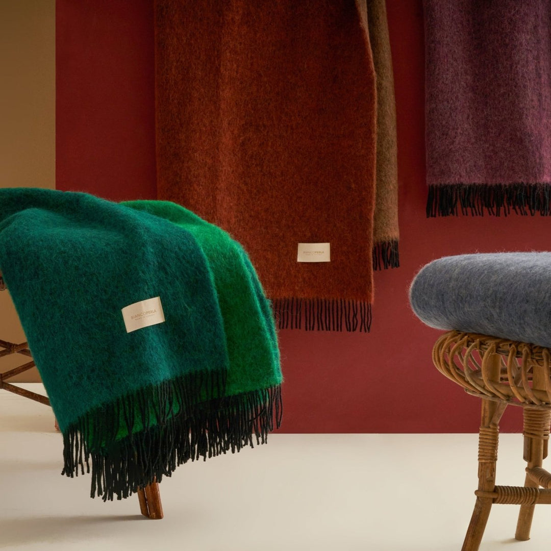 CAMDEN Plaid in lana e mohair 150x200cm | Domus Zone - DomusZone