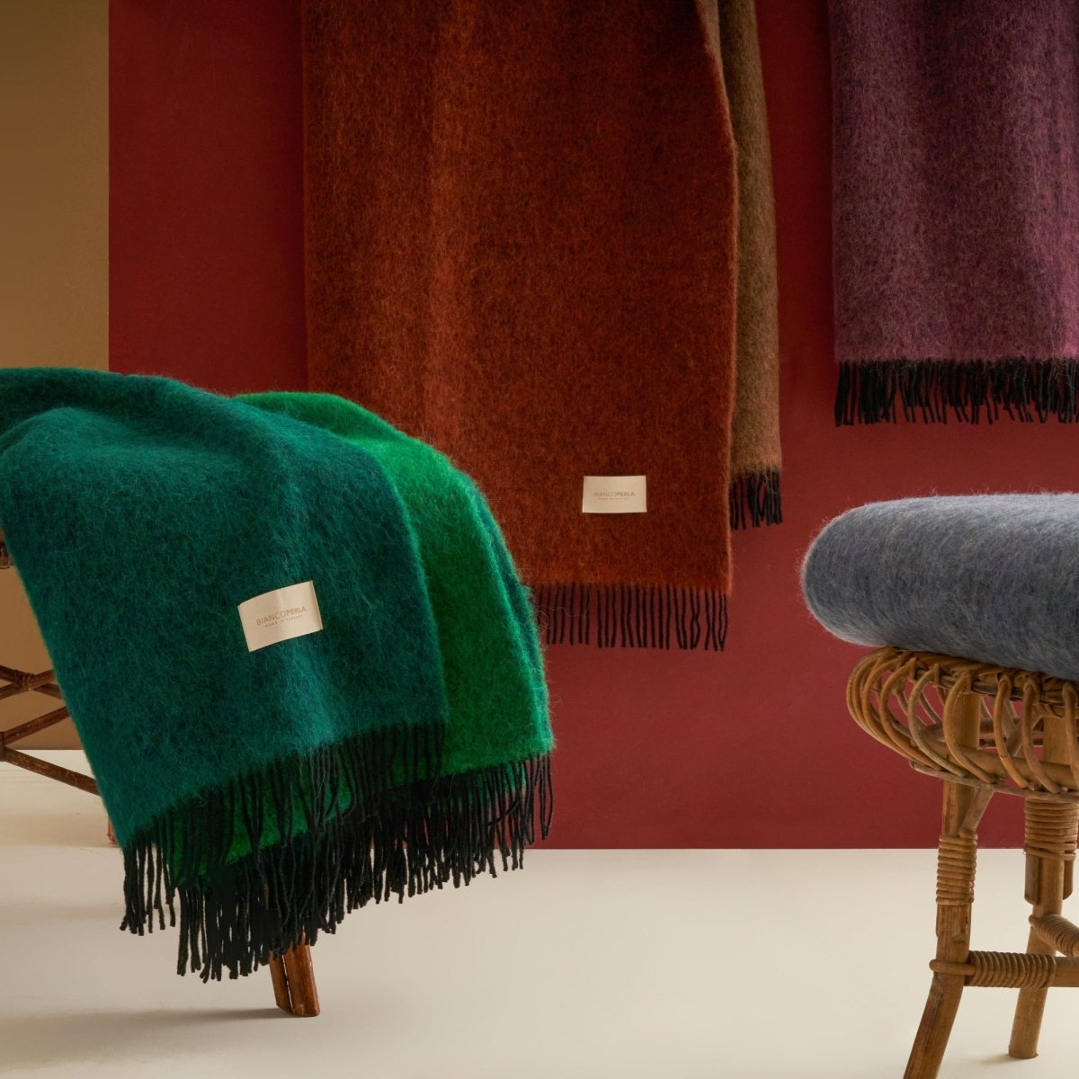 CAMDEN Plaid in lana e mohair 150x200cm | Domus Zone - DomusZone
