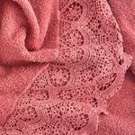 CANASTRA Set Asciugamani Spugna e Pizzo Macramè | Domus Zone - DomusZone