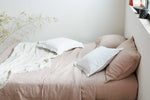 CANNES Completo Letto in Puro Lino Tinto in Capo | Domus Zone - DomusZone