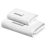 CAPITAL Set Asciugamani in spugna 530gr con ricamo monogram | Domus Zone - DomusZone