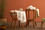 CAPITAL Set Asciugamani in spugna 530gr con ricamo monogram | Domus Zone - DomusZone