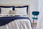 DIAMANTE Completo Letto di cotone 1 piazza e 1/2 con Balza in Raso 300 T.C. | Domus Zone - DomusZone