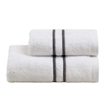 DOUBLE Set Asciugamani in spugna 530 gr e bacchette ricamate | Domus Zone - DomusZone