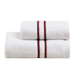 DOUBLE Set Asciugamani in spugna 530 gr e bacchette ricamate | Domus Zone - DomusZone