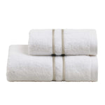 DOUBLE Set Asciugamani in spugna 530 gr e bacchette ricamate | Domus Zone - DomusZone