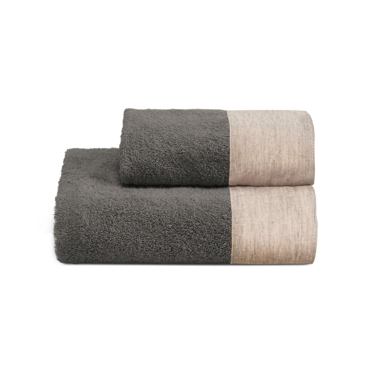 EKO LINO set asciugamani in spugna 430gr e lino | Domus zone - DomusZone