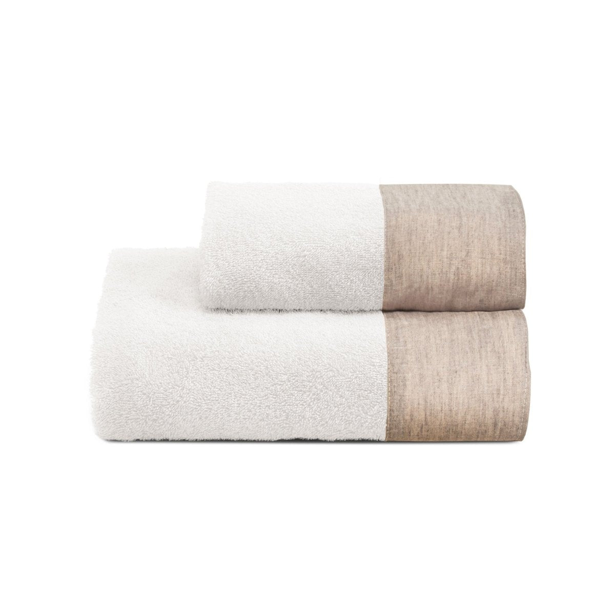 EKO LINO set asciugamani in spugna 430gr e lino | Domus zone - DomusZone