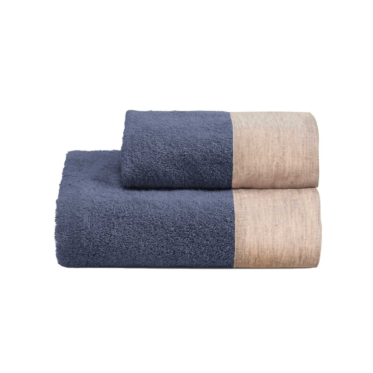 EKO LINO set asciugamani in spugna 430gr e lino | Domus zone - DomusZone