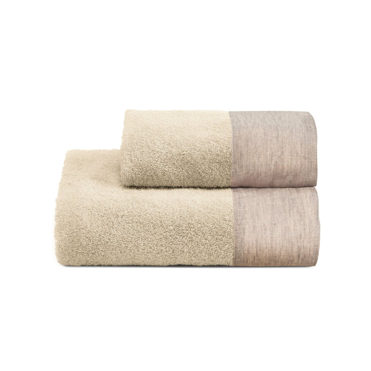 EKO LINO set asciugamani in spugna 430gr e lino | Domus zone - DomusZone
