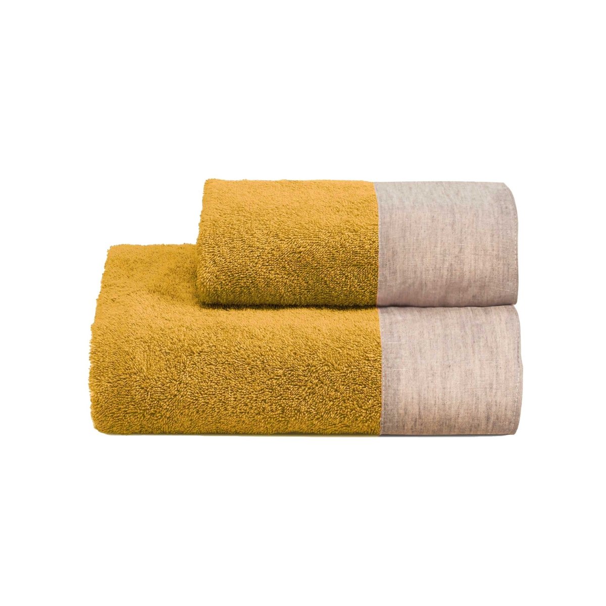 EKO LINO set asciugamani in spugna 430gr e lino | Domus zone - DomusZone