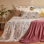 FLORES Completo Letto stampato in Percalle 200 T.C.| Domus Zone - DomusZone