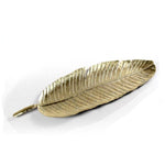 Foglia decorativa in Metallo dorato 18x2,5x55 | Domus Zone - DomusZone