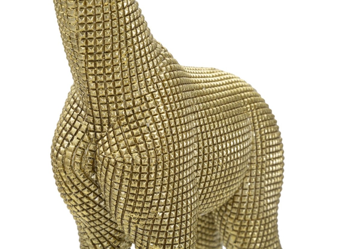 GIRAFFA in Resina Color Oro Mauro Ferretti 19,8x8x40 | Domus Zone - DomusZone