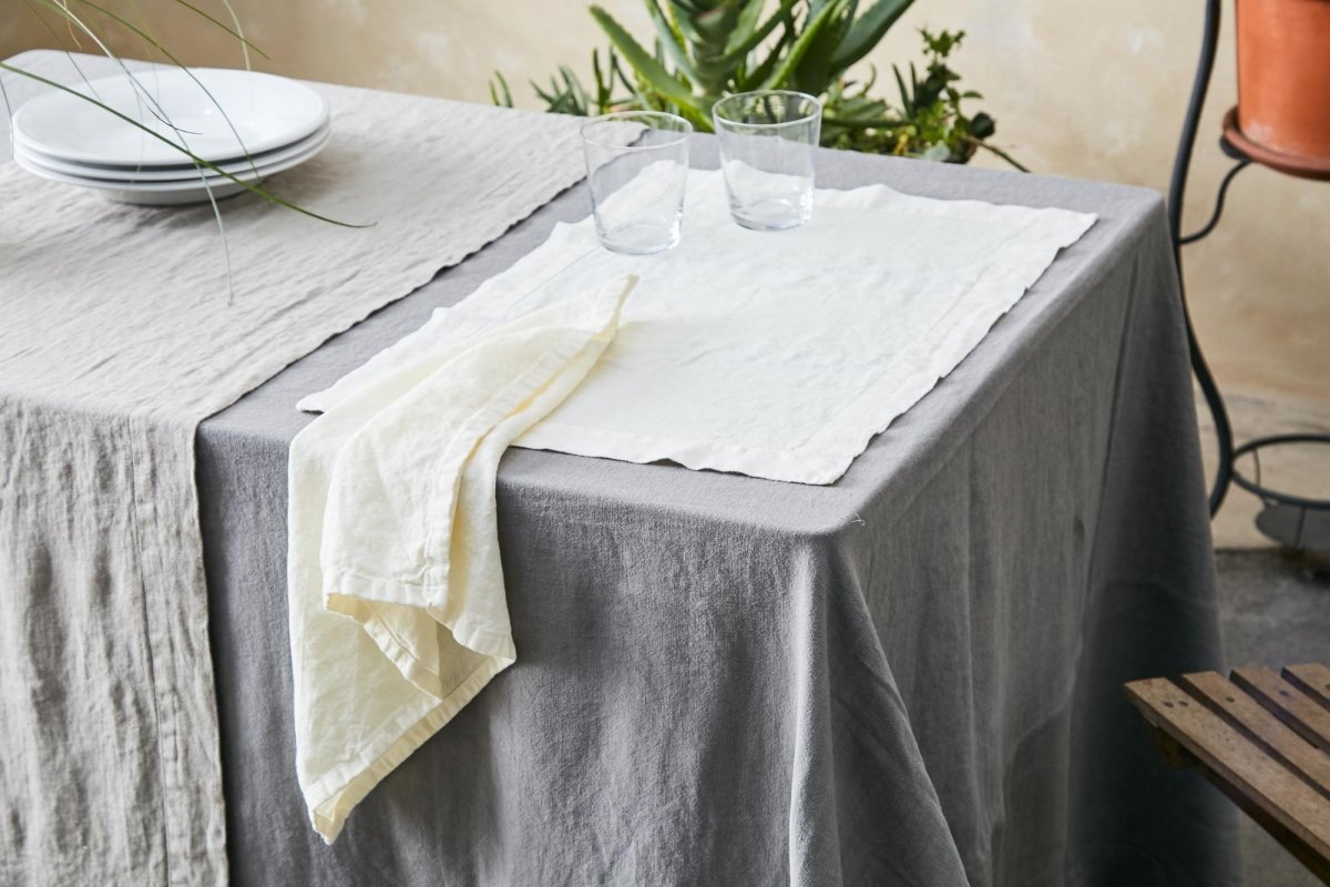 GRAFITE Set Americane in Lino 250gr Tinto in Capo | Domus Zone - DomusZone