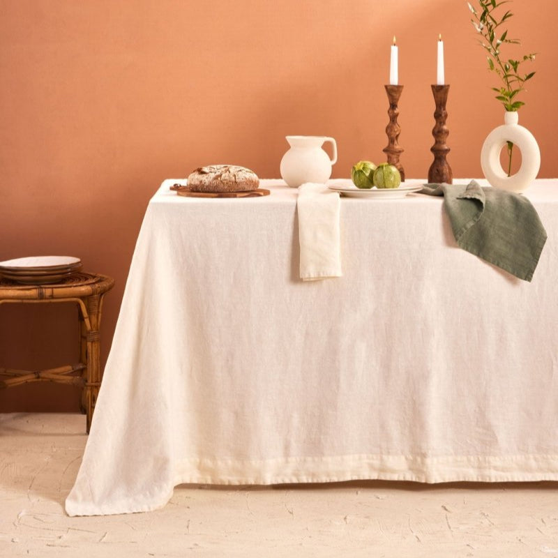 GRAFITE Tovaglia in Puro Lino 250gr/mq Tinto in Capo | Domus Zone - DomusZone