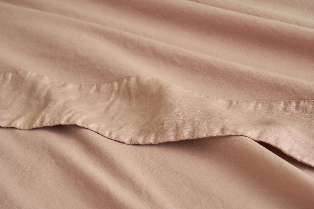 NANTES Completo Letto in Cotone e Lino Tinto in capo | Domus Zone - DomusZone