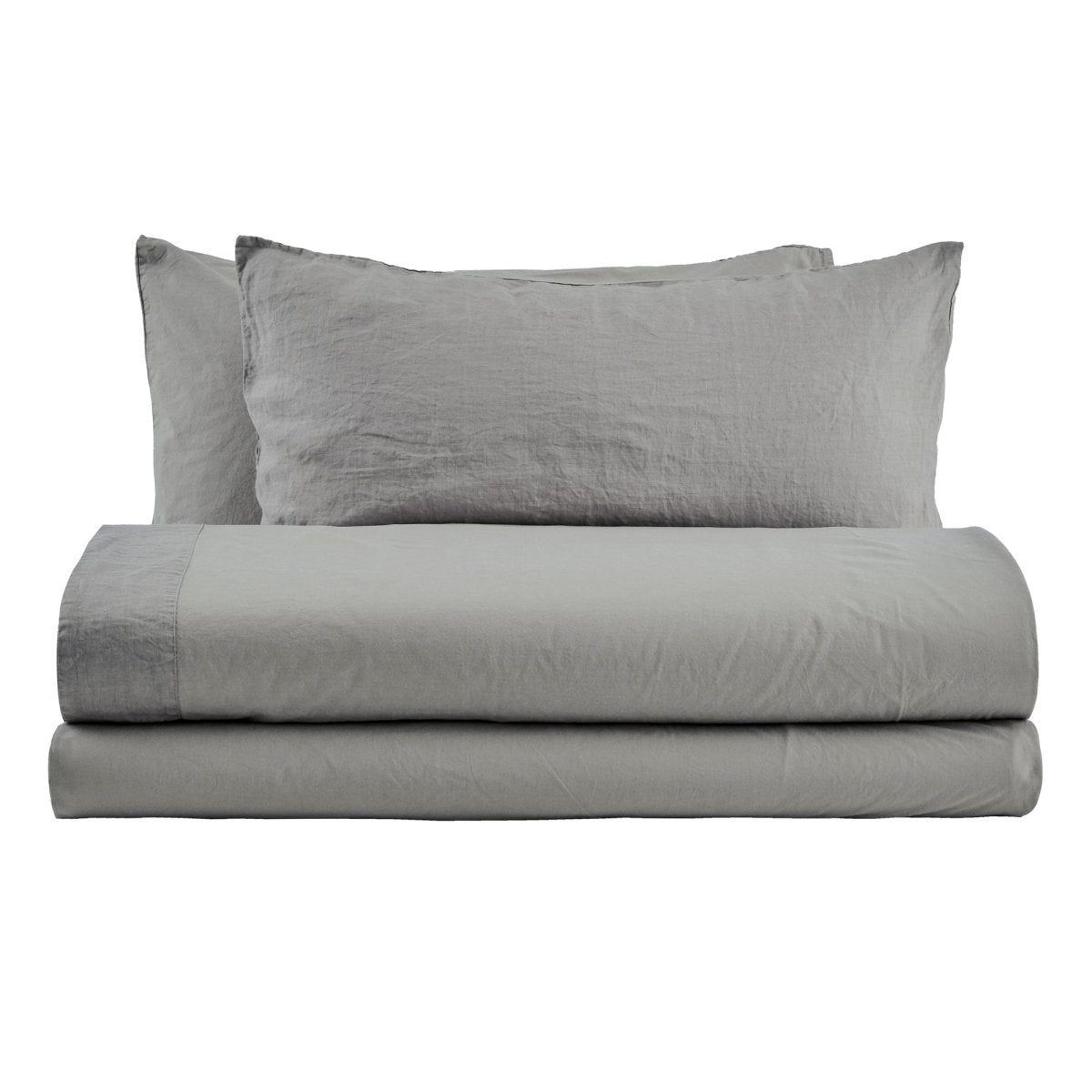 NANTES Completo Letto in Cotone e Lino Tinto in capo | Domus Zone - DomusZone