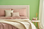 NANTES Completo Letto in Cotone e Lino Tinto in capo | Domus Zone - DomusZone