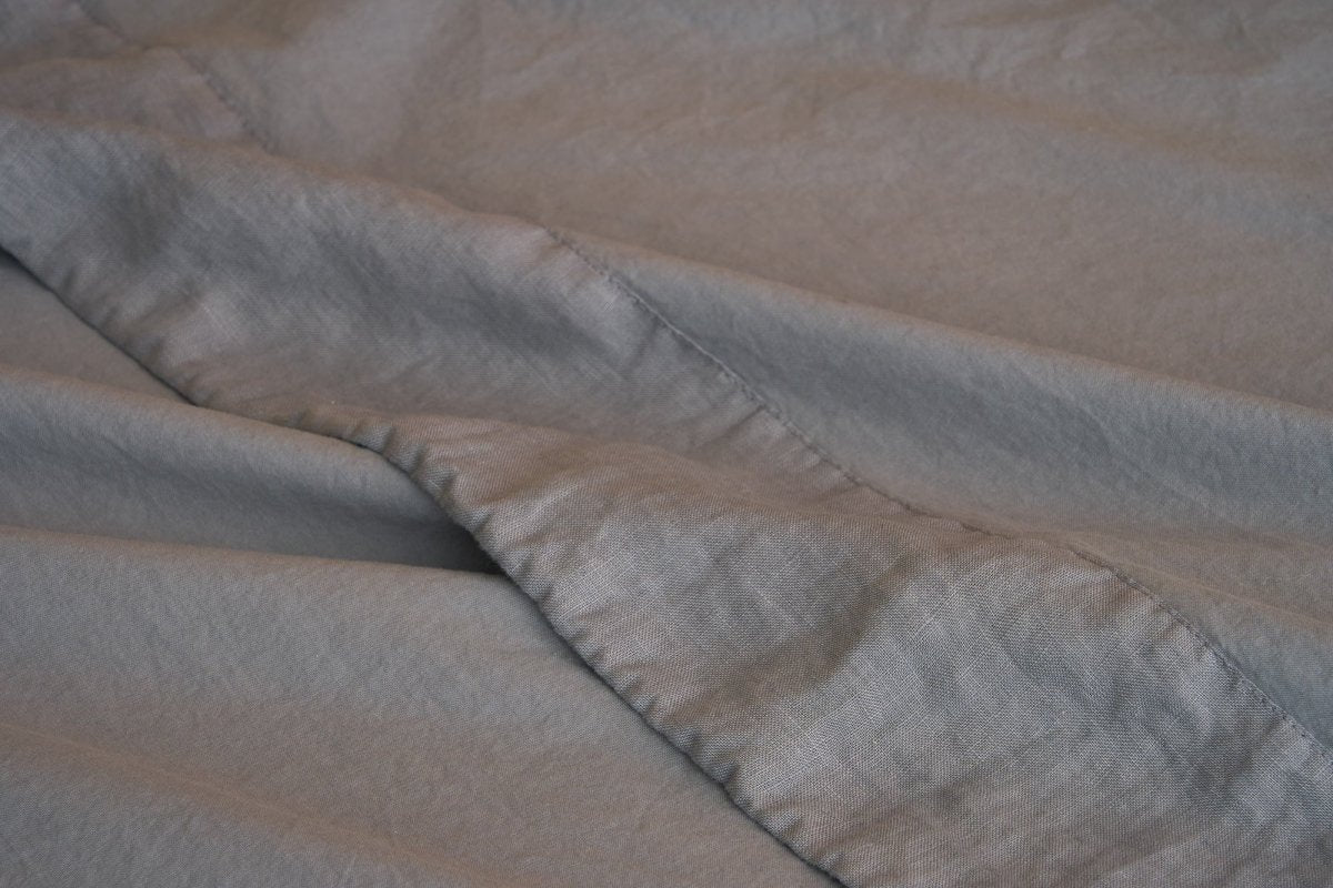 NANTES Completo Letto in Cotone e Lino Tinto in capo | Domus Zone - DomusZone