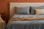 NANTES Completo Letto in Cotone e Lino Tinto in capo | Domus Zone - DomusZone