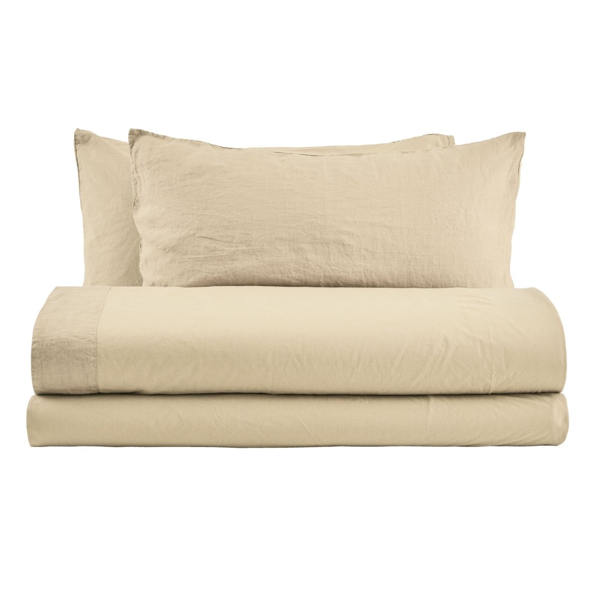 NANTES Completo Letto in Cotone e Lino Tinto in capo | Domus Zone - DomusZone