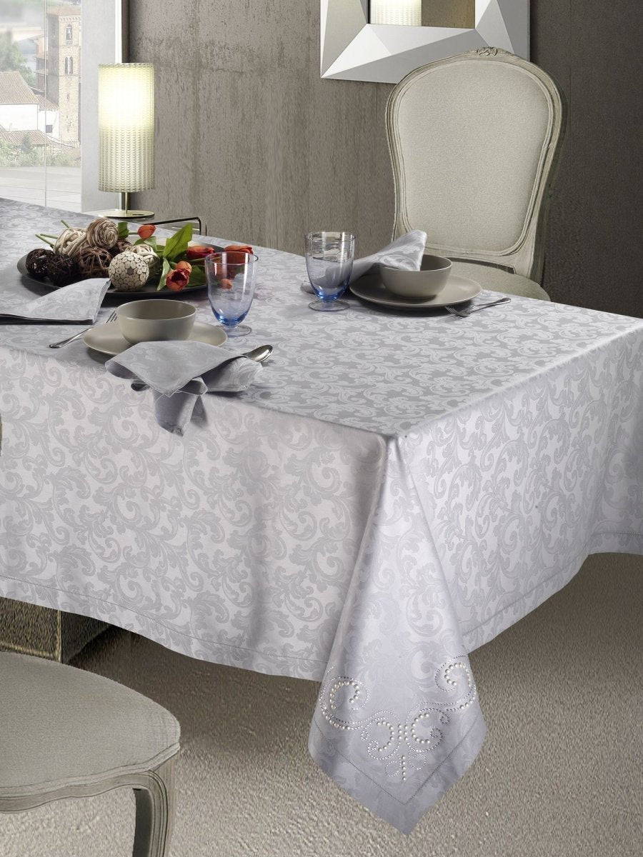 PERLA Corredo sposi in Raso Swarovski e Perle | Domus Zone - DomusZone