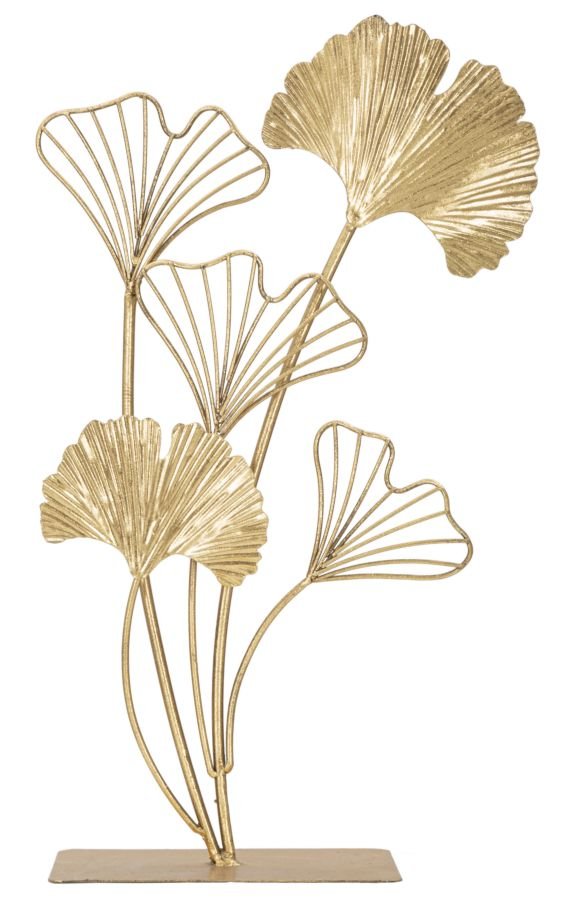 Scultura Leaf Mauro Ferretti in Metallo color Oro | Domus Zone - DomusZone