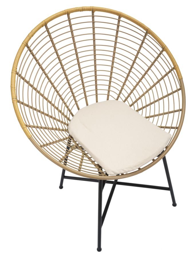 Sedia PANAMA GRID Con Cuscino Mauro Ferretti | Domus Zone - DomusZone