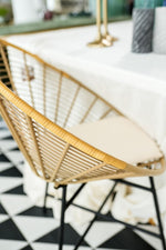 Sedia PANAMA GRID Con Cuscino Mauro Ferretti | Domus Zone - DomusZone