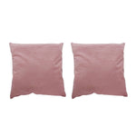Set 2 Cuscini in Velluto Millerighe Rosa Antico | Domus Zone - DomusZone