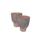 Set 2 Vasi Ampy in Cemento in 3 colori | Domus Zone - DomusZone
