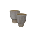 Set 2 Vasi Ampy in Cemento in 3 colori | Domus Zone - DomusZone