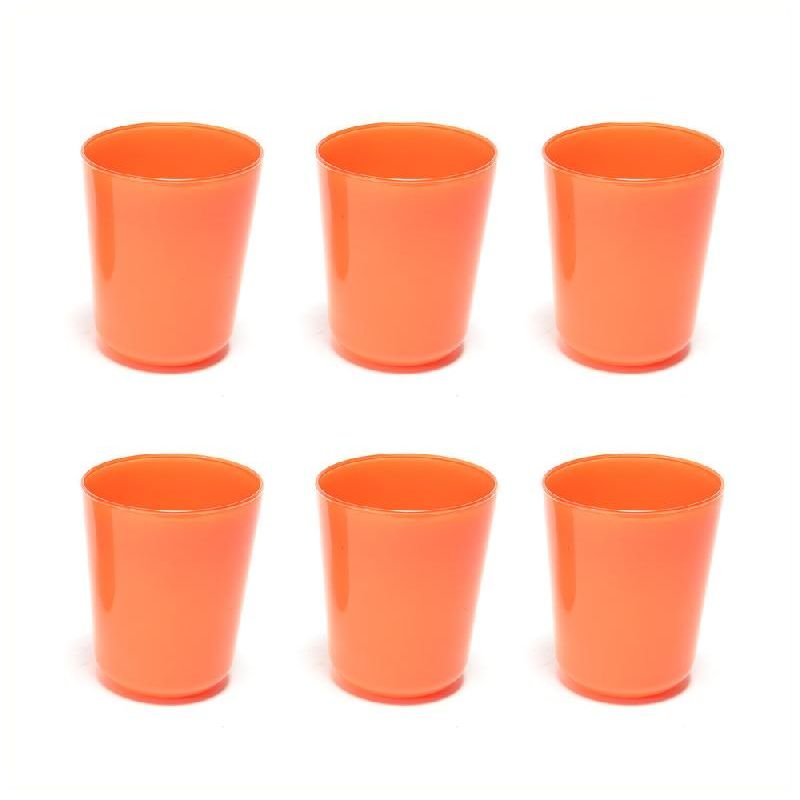 Set 6 Bicchieri 315ml Naples Orange | Domus Zone - DomusZone