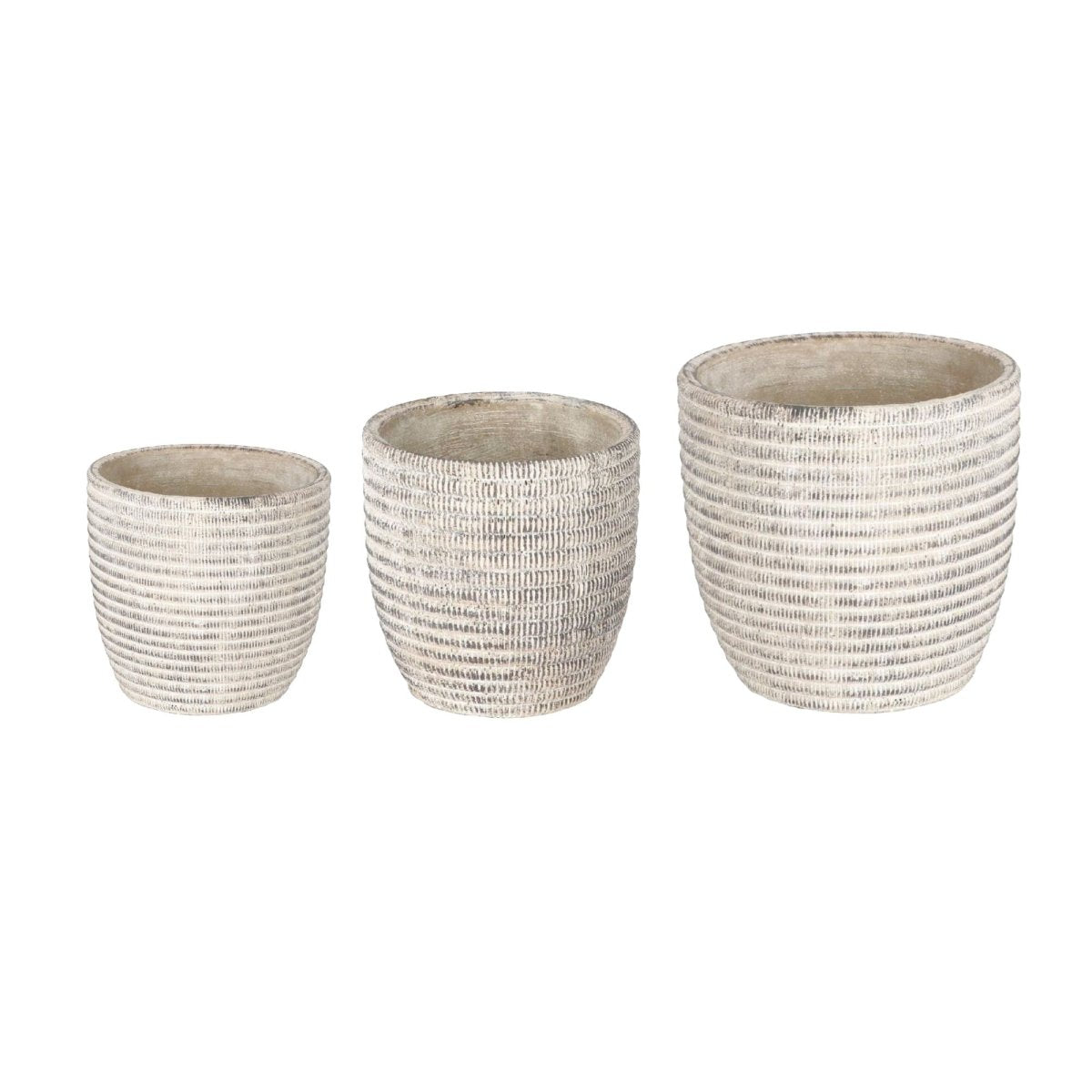 Set di 3 Vasi in Cemento | Domus Zone - DomusZone