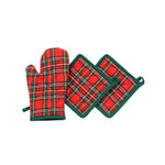 Set Presine e Guantone Fantasia Tartan | Domus Zone - DomusZone