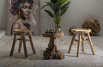 Sgabello Jamet in Teak Riciclato Mauro Ferretti | Domus Zone - DomusZone