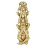 Statua Scimmie Tower Oro | Domus Zone - DomusZone