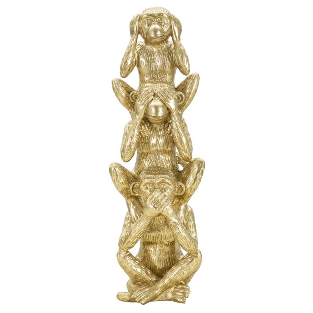 Statua Scimmie Tower Oro | Domus Zone - DomusZone