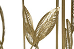 Tavolinetti Leaf Mauro Ferretti con Foglie in Metallo Oro | Domus Zone - DomusZone