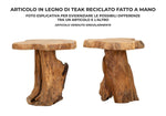Tavolo da Caffè Bintang in Teak Riciclato Mauro Ferretti | Domus Zone - DomusZone