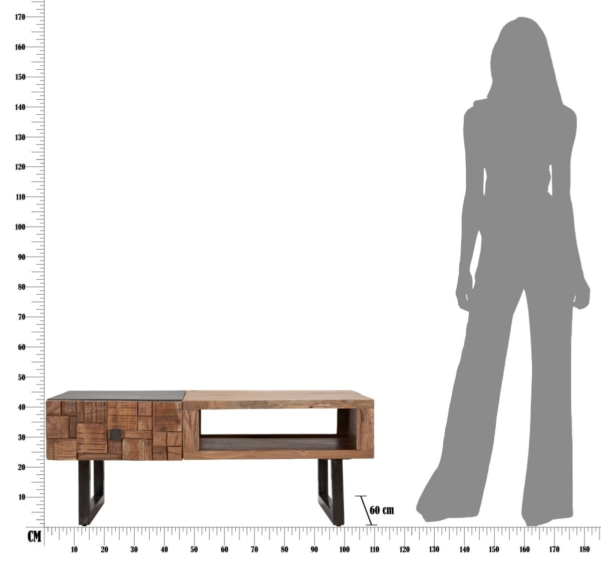 Tavolo da Caffè MUMBAI in Acacia Linotica | Domus Zone - DomusZone
