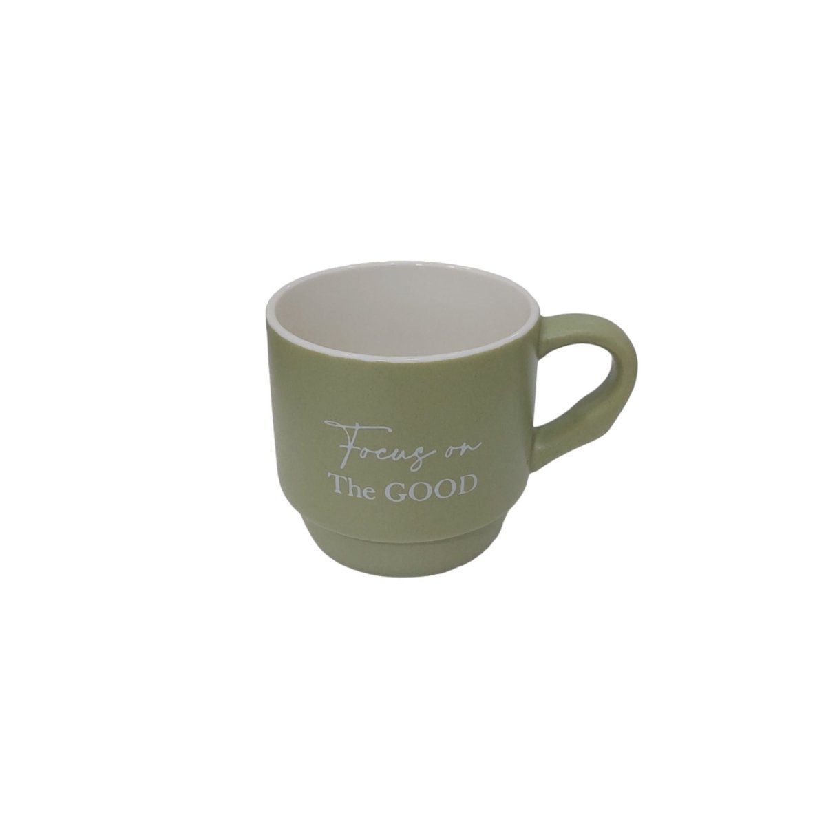 Tazza da Colazione Verde "Focus to the Good" | Domus Zone - DomusZone