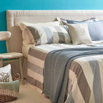 TROPEA Eko Completo Letto in Percalle Tinto in Filo 200 T.C. | Domus Zone - DomusZone