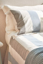 TROPEA Eko Completo Letto in Percalle Tinto in Filo 200 T.C. | Domus Zone - DomusZone