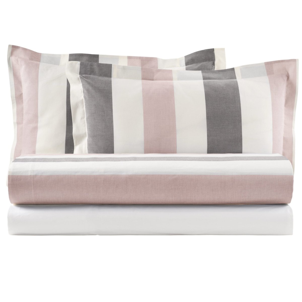 TROPEA Eko Completo Letto in Percalle Tinto in Filo 200 T.C. | Domus Zone - DomusZone