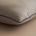 ZANTE Cuscino Arredo in Lino con Ricamo Corallo | Domus Zone - DomusZone